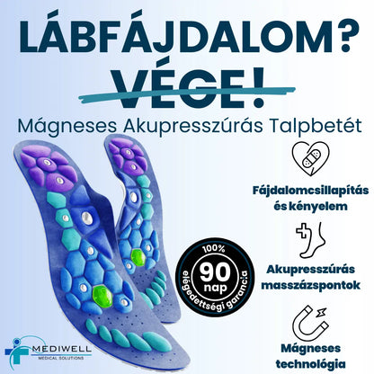 Mediwell MassagWalk™ Mágneses Akkupresszúrás Talpbetét
