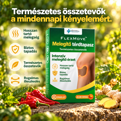FlexMove™ Melegítő térdtapasz