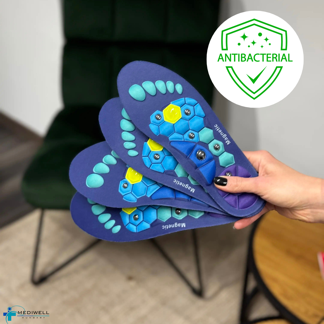 Mediwell MassagWalk™ Mágneses Akkupresszúrás Talpbetét